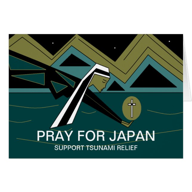 PRAY FOR JAPAN SUPPORT TSUNAMI RELIEF (Front Horizontal)