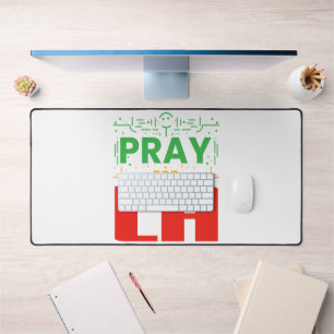 Pray for LA Desk Mat