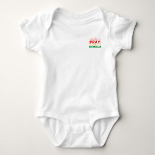 Pray for Los Angeles: Solidarity with LA Baby Bodysuit