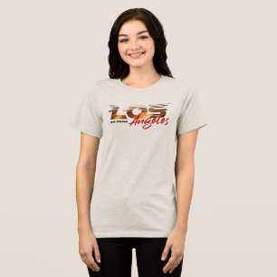Pray for Los Angeles Women Tri-Blend Shirt