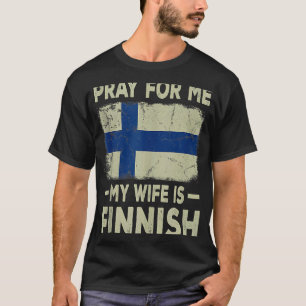 Pray For Me My Wife is Finnish Husband Tank Top
