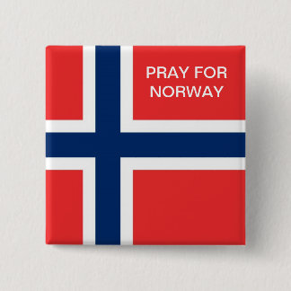 PRAY FOR NORWAY 15 CM SQUARE BADGE
