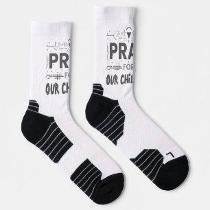 Pray For Our Children Socks