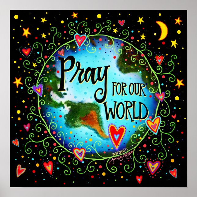 Pray for our World Poster (Front)
