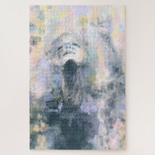 Pray for Peace - No War - Hope - Abstract Painting Jigsaw Puzzle