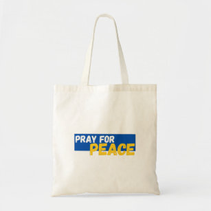 Pray For Peace, Pray For Ukraine Tote Bag
