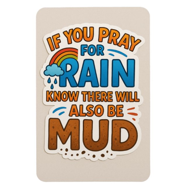 Pray for rain but know there will also be mud magnet (Vertical)
