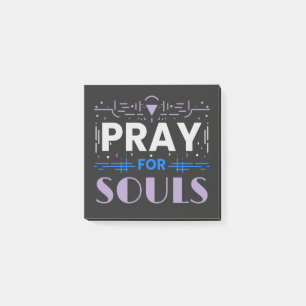 Pray for Souls Post-it Notes