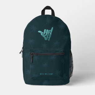 Pray For Surf Custom Name or Logo Text Surfer Printed Backpack