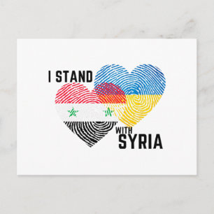 Pray for Syria Holiday Postcard