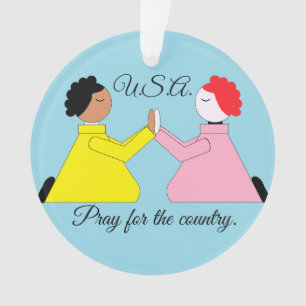 Pray for the Country:   Ornament