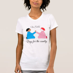 Pray for the Country: White T-Shirt