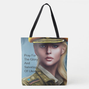 PRAY FOR THE GLORY OF UKRAINE TOTE BAG