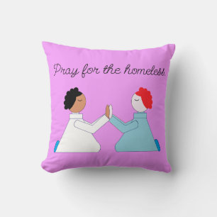 Pray for the Homeless:  Lavender Cushion