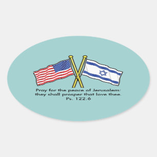 Pray For The Peace Of Jerusalem Stickers