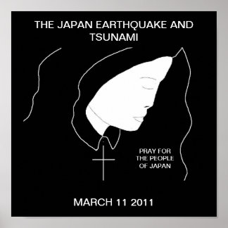 PRAY FOR THE PEOPLE OF JAPAN POSTER