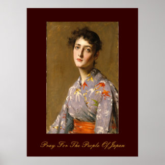 pray for the people of japan poster