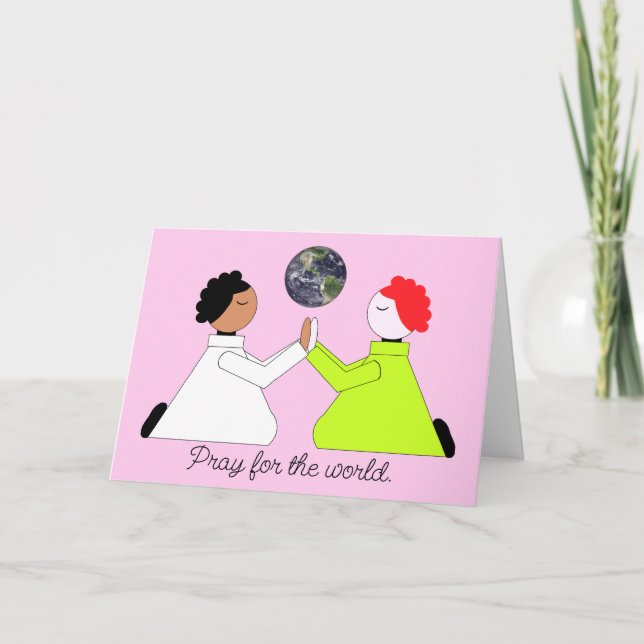 Pray for the World: Blank Card (Front)