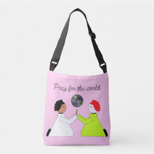 Pray for the World Crossbody Bag