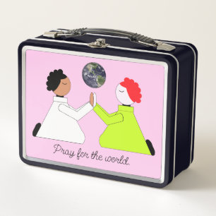 Pray for the World: Metal Lunch Box
