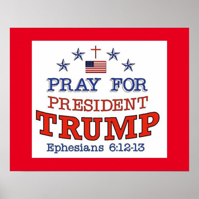 PRAY FOR TRUMP POSTER (Front)