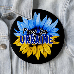 Pray For Ukraine Button