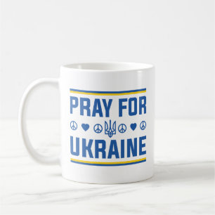 Pray For Ukraine Coffee Mug