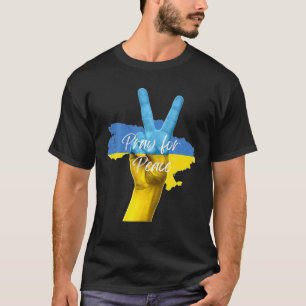 Pray For Ukraine Flag Free Ukraine T-Shirt