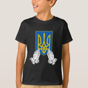 Pray For Ukraine Flag Vintage We Want Peace T-Shirt