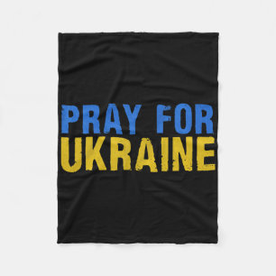 Pray For Ukraine I Stand With Ukraine Shirt Ukrain Fleece Blanket
