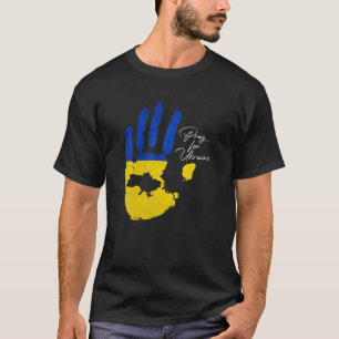 Pray For Ukraine I Stand With Ukraine Support Ukra T-Shirt