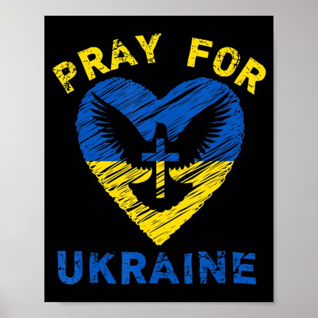 Pray for Ukraine   Poster (Front)