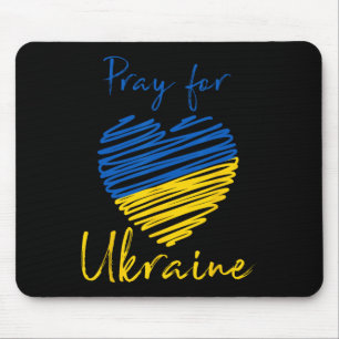 Pray For Ukraine Shirt Stand With Ukraine Support  Mouse Mat