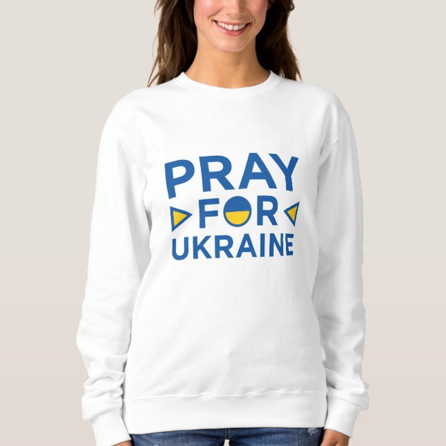Pray For Ukraine Sweatshirt (Front)