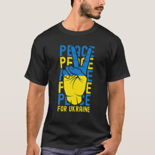 Pray For Ukraine Ukrainians Ukrainian Slava Ukrain T-Shirt