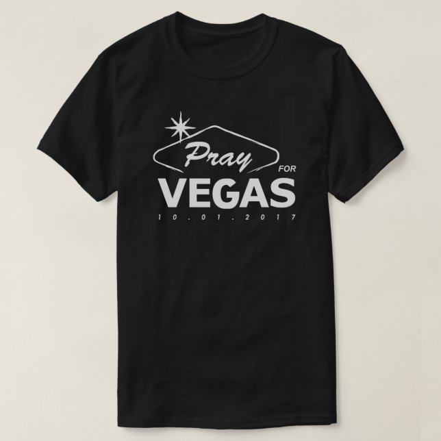 Pray for Vegas T-Shirt (Design Front)