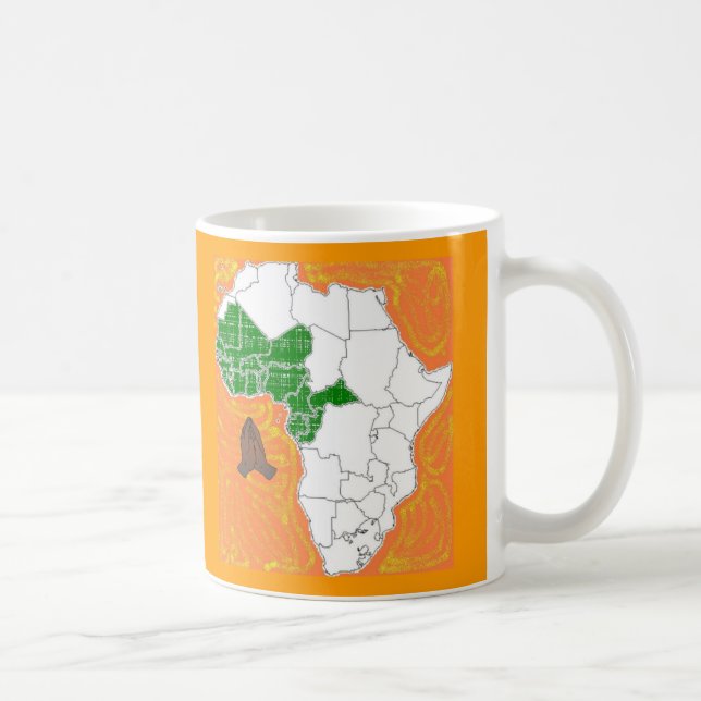 Pray for West Africa Coffee Mug (Right)