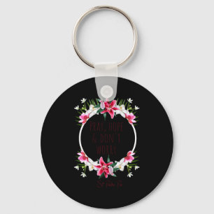 Pray Hope Dont Worry Padre O Prayer Of Calm  Key Ring