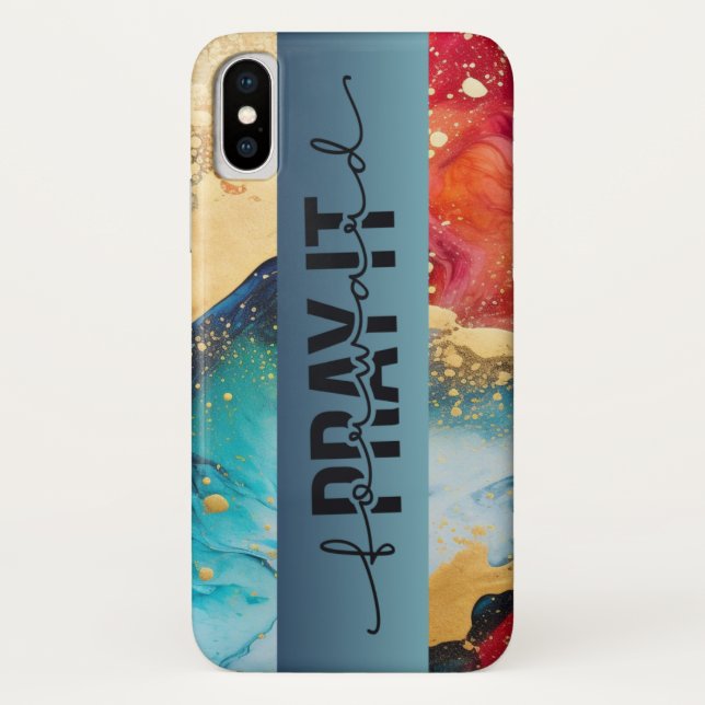 Pray it Forward Christian iPhone Case (Back)