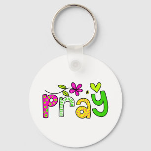 Pray Key Ring