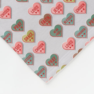 Pray, Love, Jesus One-Sided Blanket