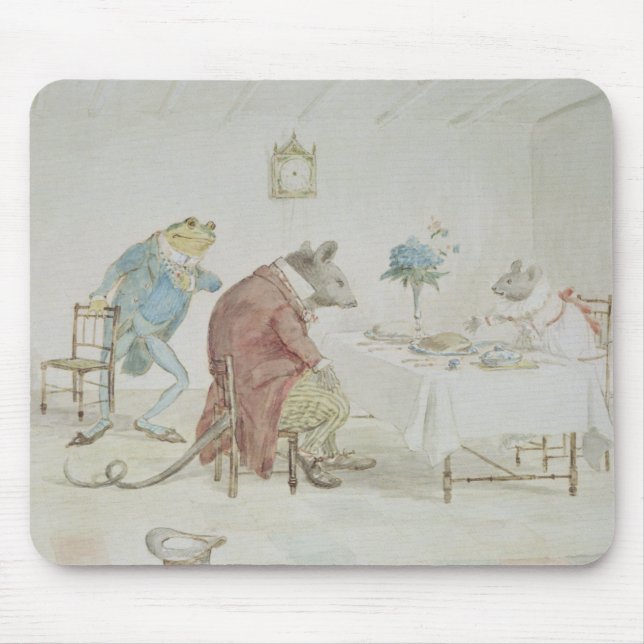 Pray, Miss Mouse, will you give us some beer' Mouse Mat (Front)