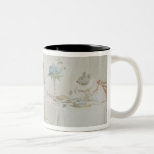 Pray, Miss Mouse, will you give us some beer' Two-Tone Coffee Mug