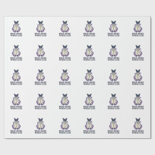 Pray More Worry Less Butterfly Christian Shirt_1 Wrapping Paper