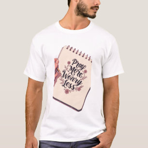 Pray More, Worry Less – Faith Over Fear T-Shirt