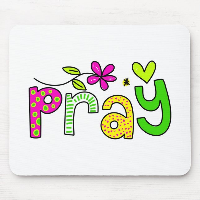 Pray Mouse Mat (Front)