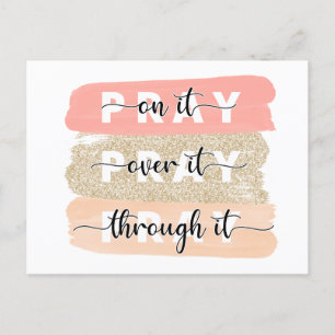 Pray On It Card Religious Card