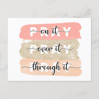 Pray On It Card Religious Card