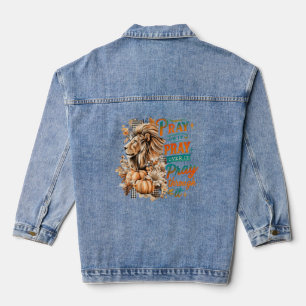 Pray On It....  Denim Jacket
