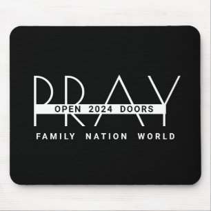 Pray Open Doors 2024 Mouse Mat